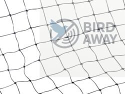 ตาข่ายเอ็นถักชนิด HDPE สีดำ (1.5x1.5cm) กว้าง6เมตรxยาว50เมตร